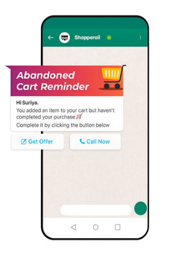 Abandoned Cart Reminders