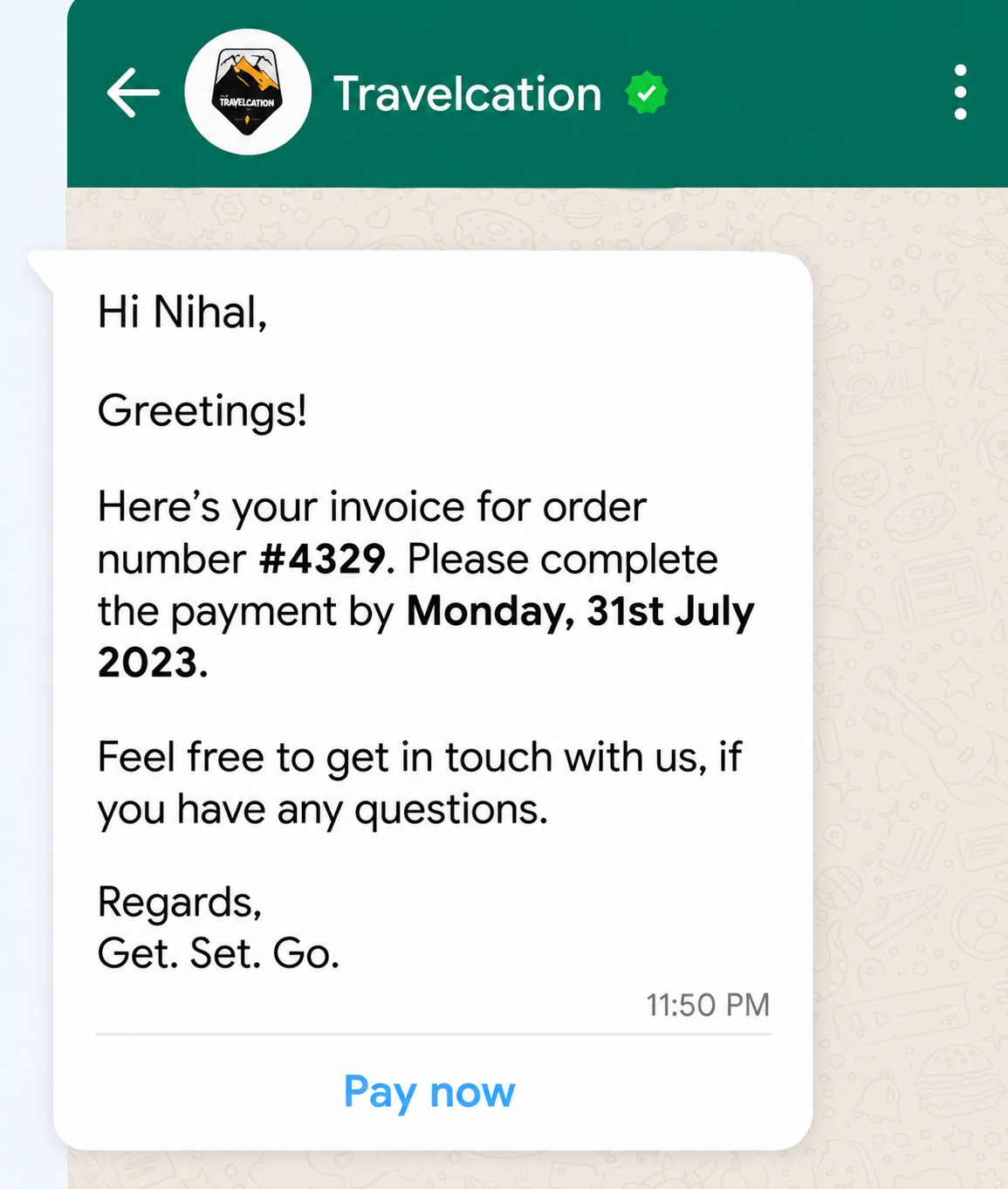 Accept Payments Directly Within WhatsApp