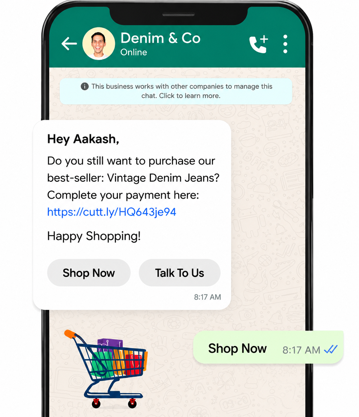 Recovering Abandoned Carts with Timely Nudges